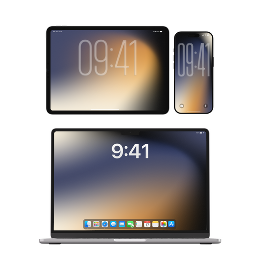 Amber Fog | Premium Wallpaper Set for iPhone iPad and Mac (T-013)