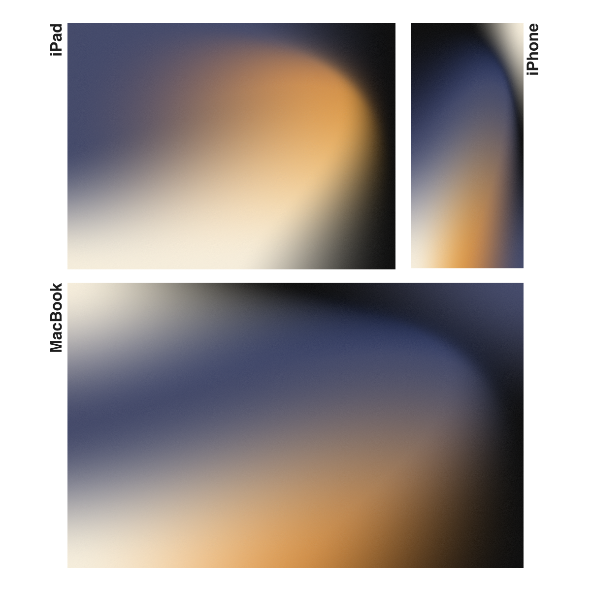 Amber Fog | Premium Wallpaper Set for iPhone iPad and Mac (T-013)