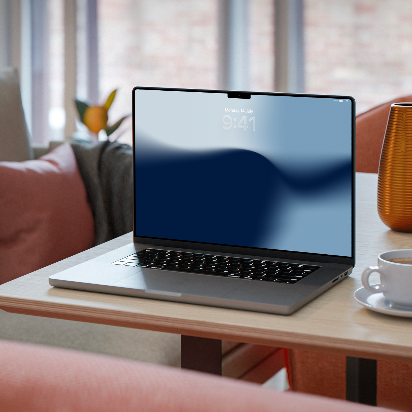 Aeon Deep Blue | Matching Wallpaper Set for iPhone iPad and Mac (T-021)