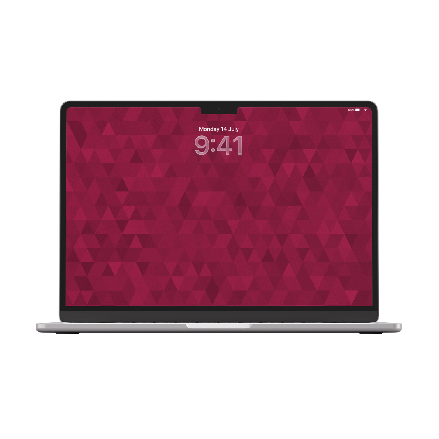 Ruby Facet Diamond | Minimalist Wallpaper Set for iPhone iPad and Mac (T-025)