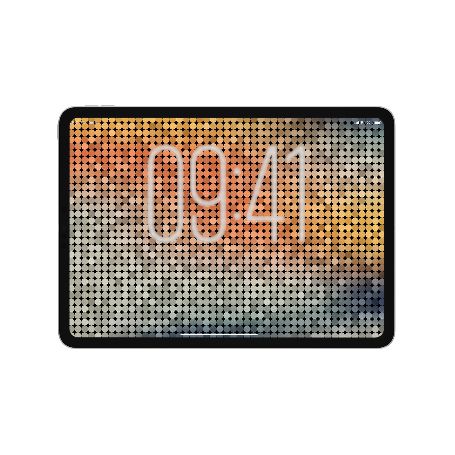 Pixelated Sunset Gradient | Minimalist Wallpaper Set for iPhone iPad and Mac (T-027)
