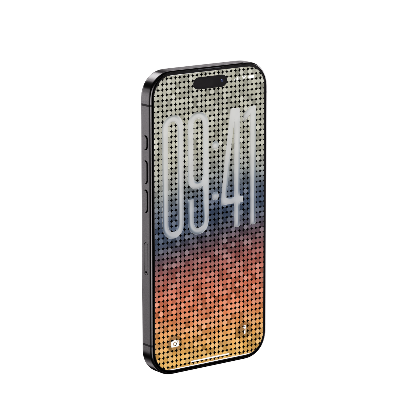 Pixelated Sunset Gradient | Minimalist Wallpaper Set for iPhone iPad and Mac (T-027)