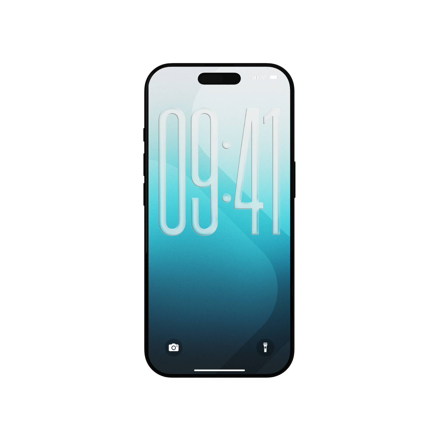 Glacier Blue | Minimalist Wallpaper Set for iPhone iPad and Mac (T-028)
