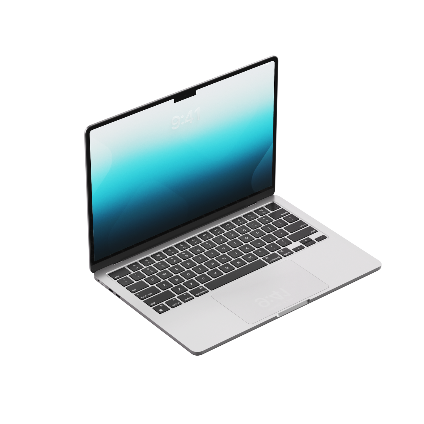 Glacier Blue | Minimalist Wallpaper Set for iPhone iPad and Mac (T-028)
