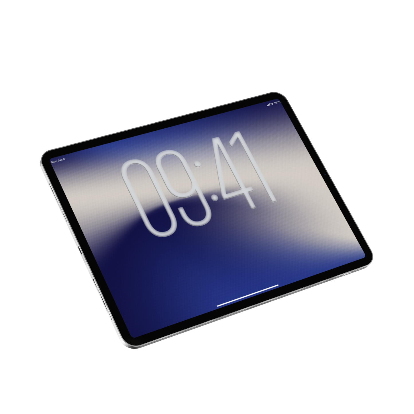 Midnight Tide | Blue Wallpaper Set for iPhone iPad and Mac (T-029)