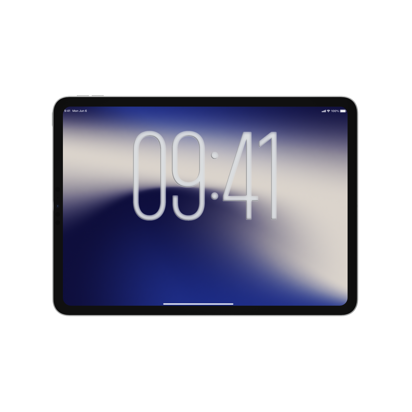 Midnight Tide | Blue Wallpaper Set for iPhone iPad and Mac (T-029)
