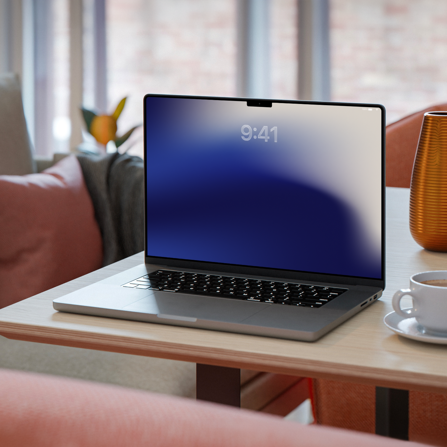 Midnight Tide | Blue Wallpaper Set for iPhone iPad and Mac (T-029)