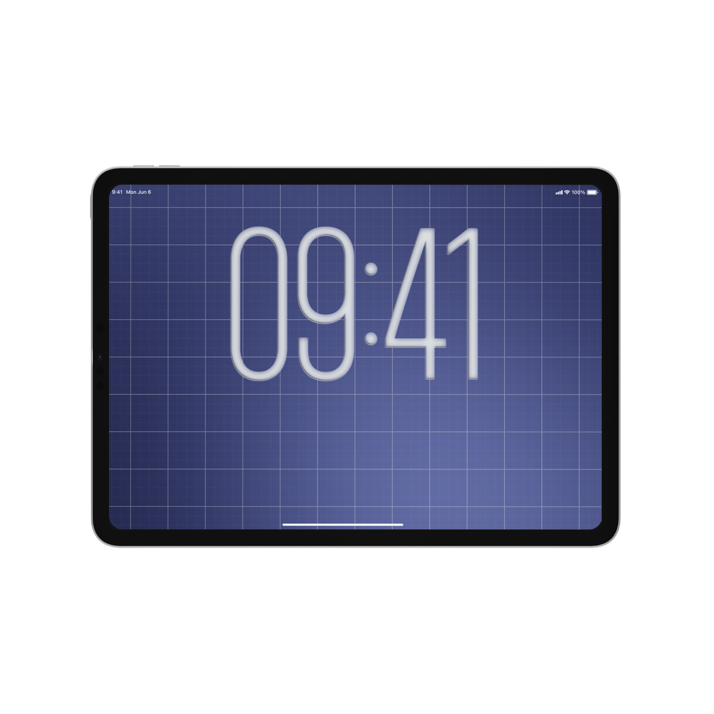 Blueprint Grid | Clean Wallpaper Set for iPhone iPad and Mac (T-031)