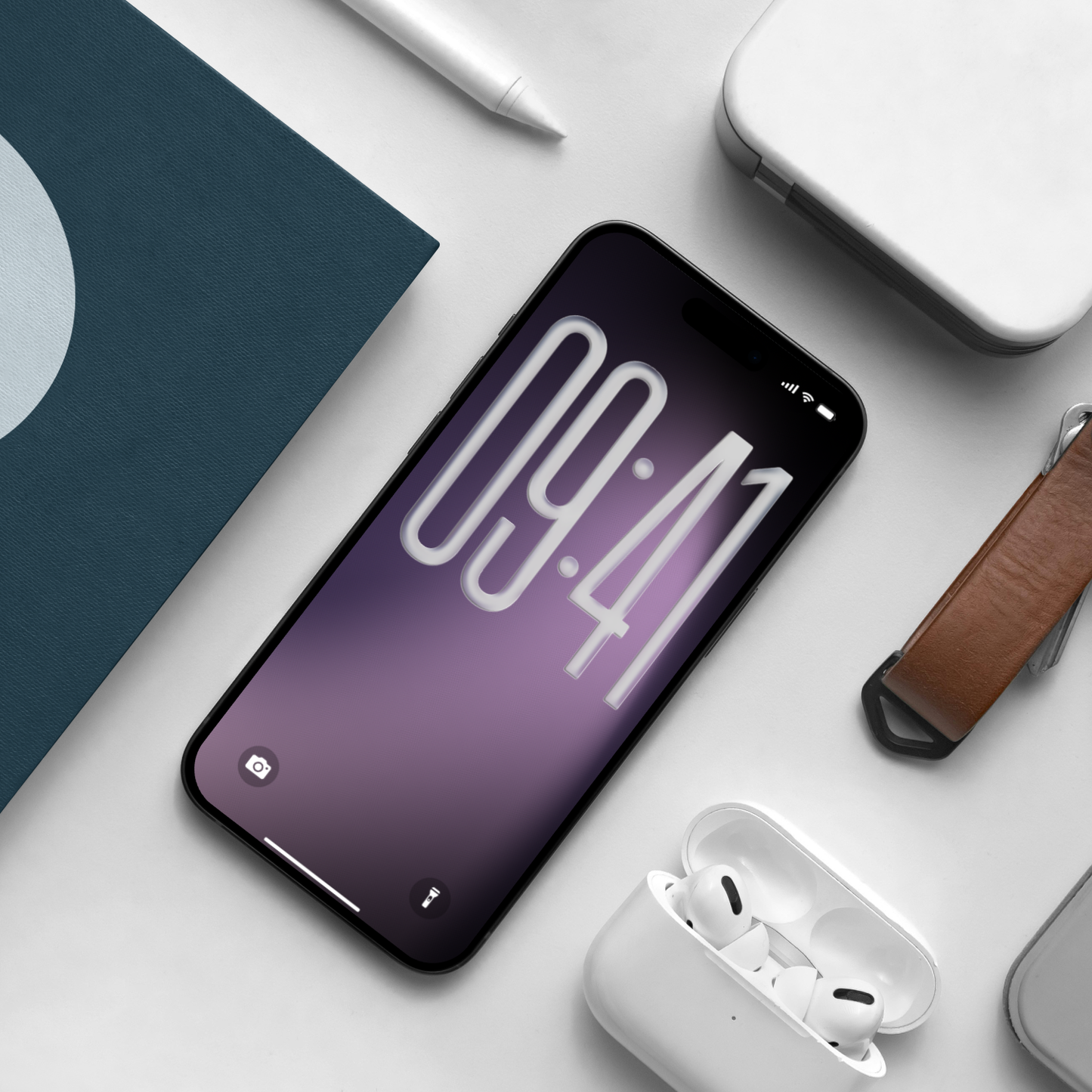 Violet Noir | Dark Purple Wallpaper Set for iPhone iPad and Mac (T-033)