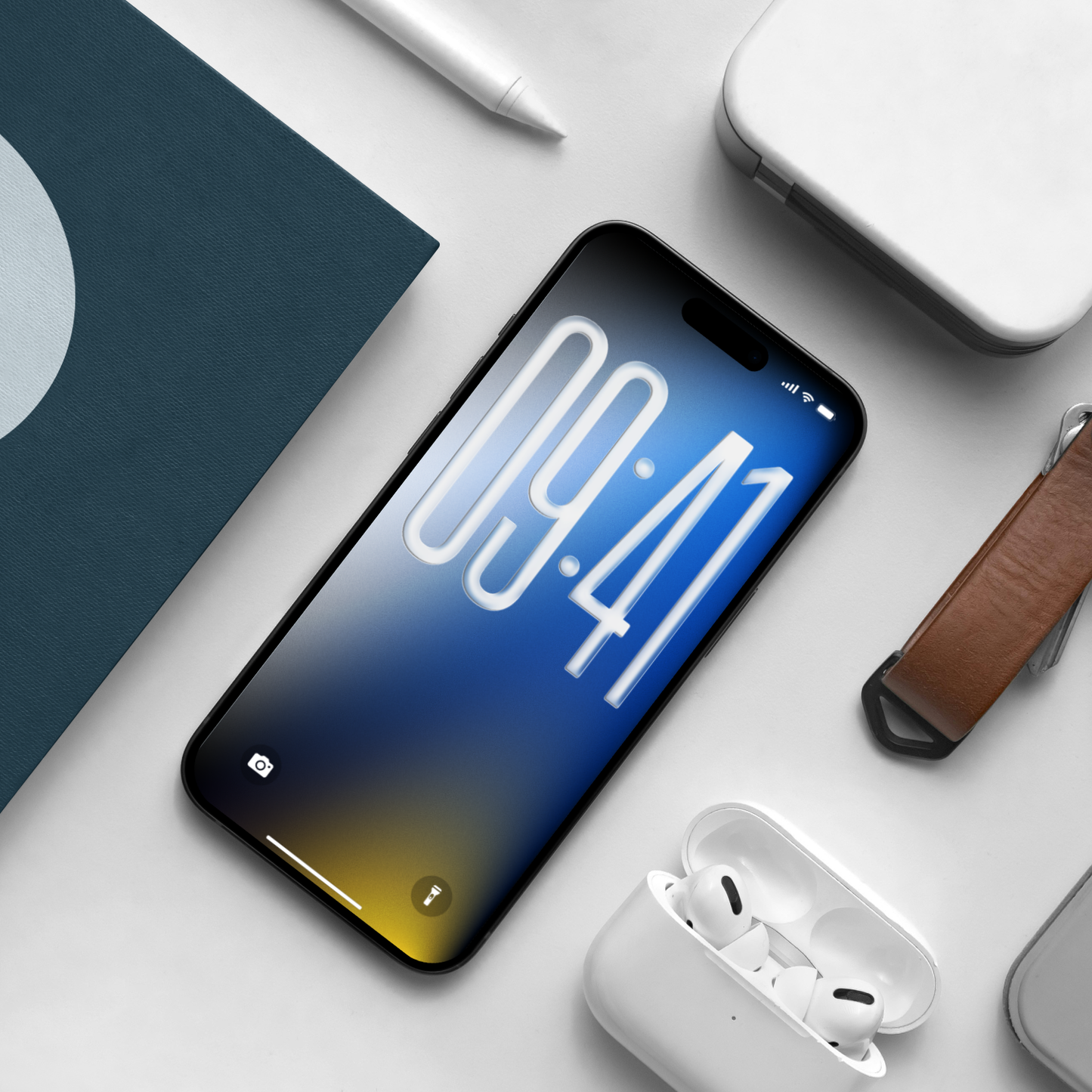 Midnight Sunrise | Dark Wallpaper Set for iPhone iPad and Mac (T-035)