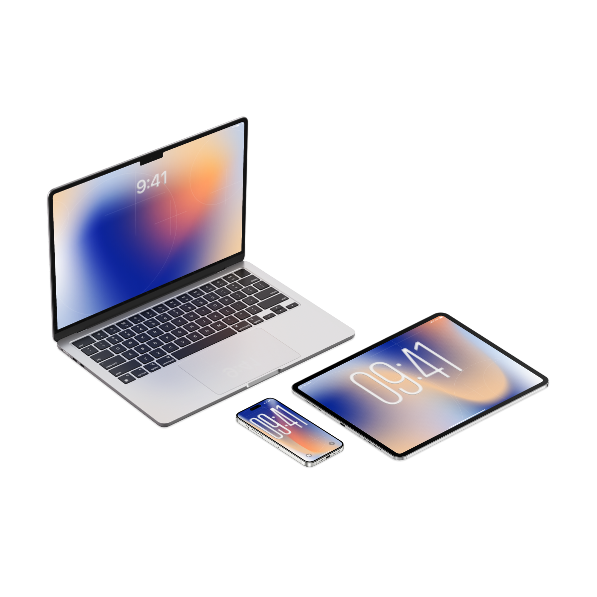 Twilight Gradient | Bright Wallpaper Set for iPhone iPad and Mac (T-036)