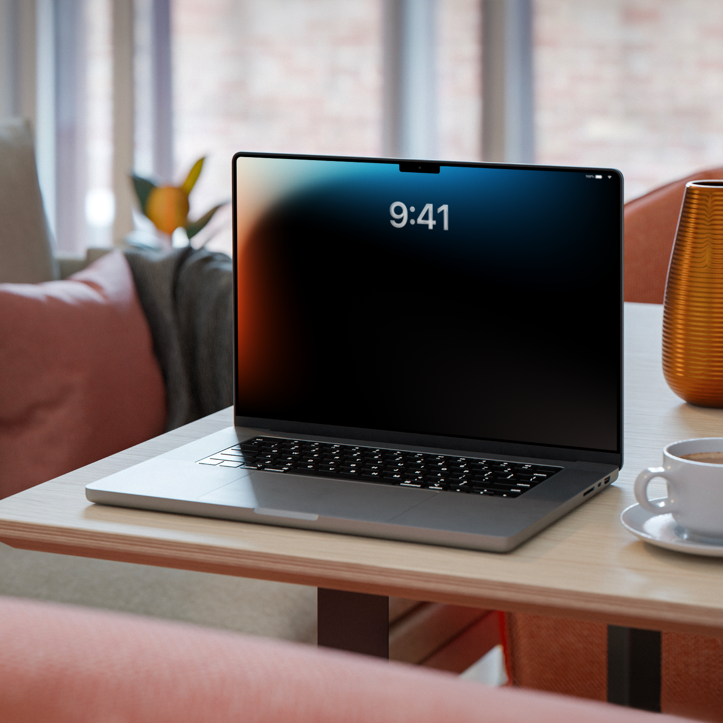 Ember & Ice | Dark Wallpaper Set for iPhone iPad and Mac (T-038)