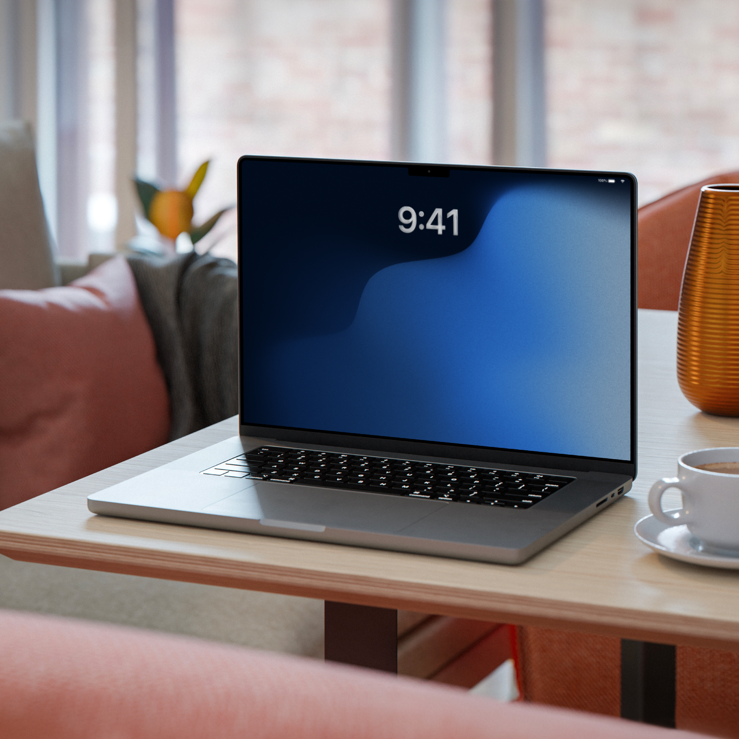 Deep Current | Dark Blue Wallpaper Set for iPhone iPad and Mac (T-039)