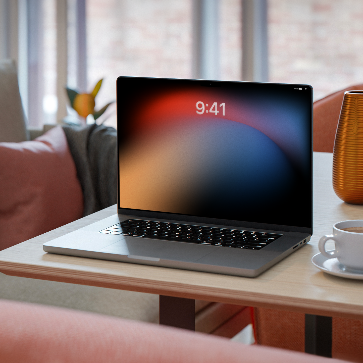 Celestial Drift | Dark Gradient Wallpaper Set for iPhone iPad and Mac (T-040)