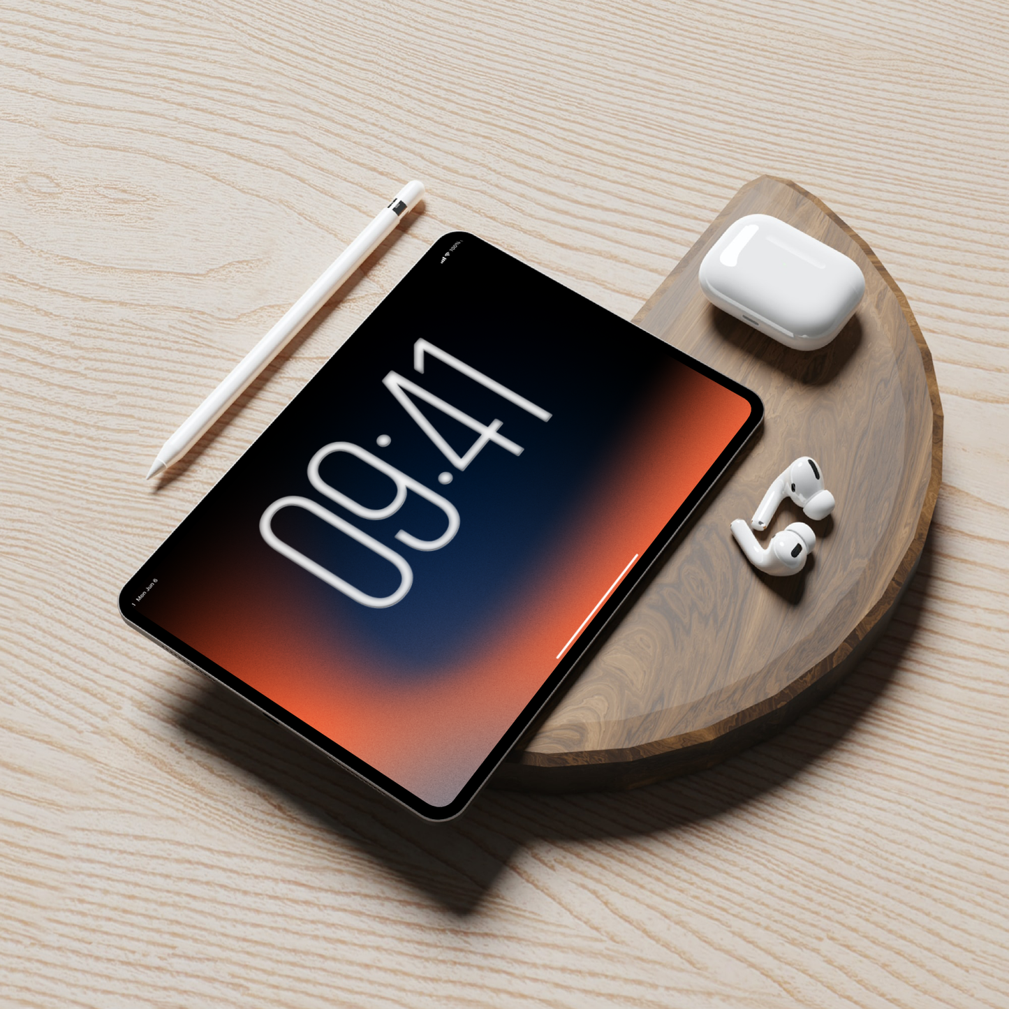 Ember Dusk | Dark Wallpaper Set for iPhone iPad and Mac (T-042)