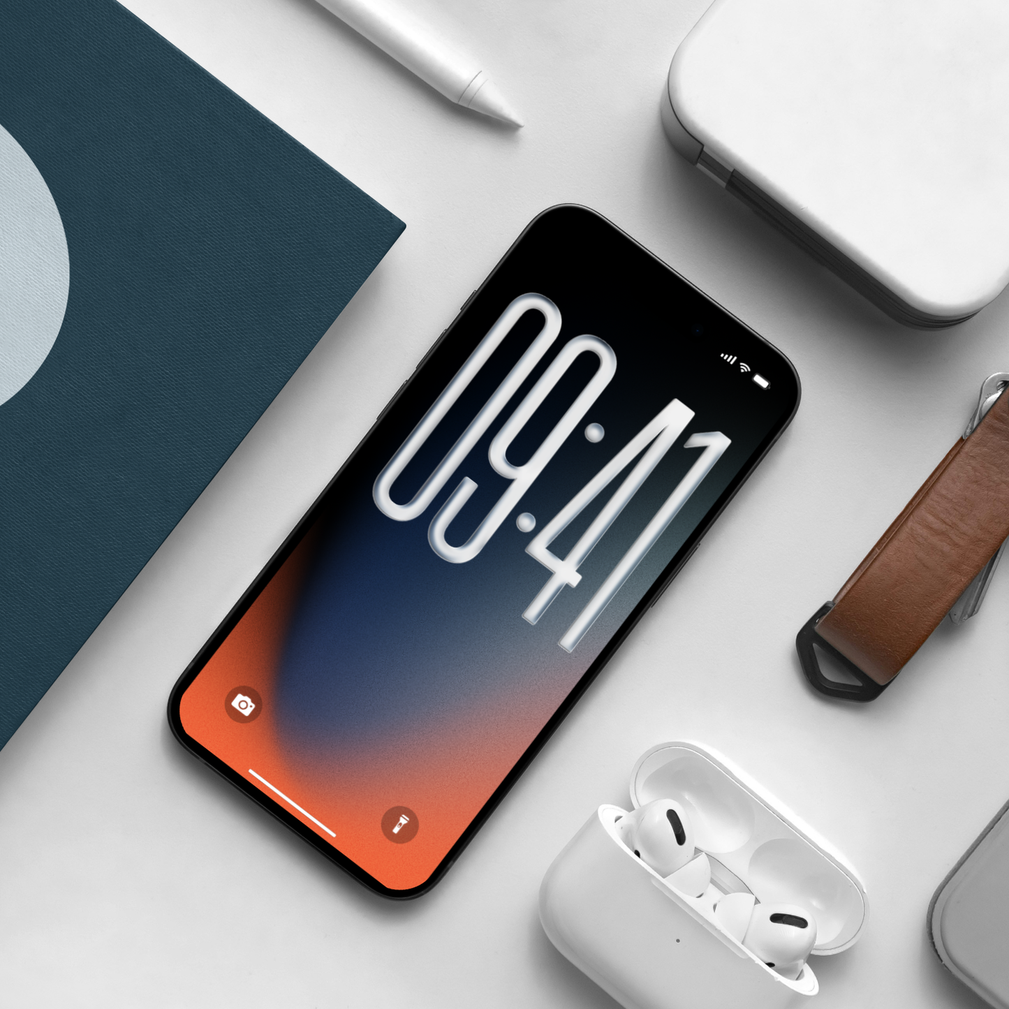 Ember Dusk | Dark Wallpaper Set for iPhone iPad and Mac (T-042)