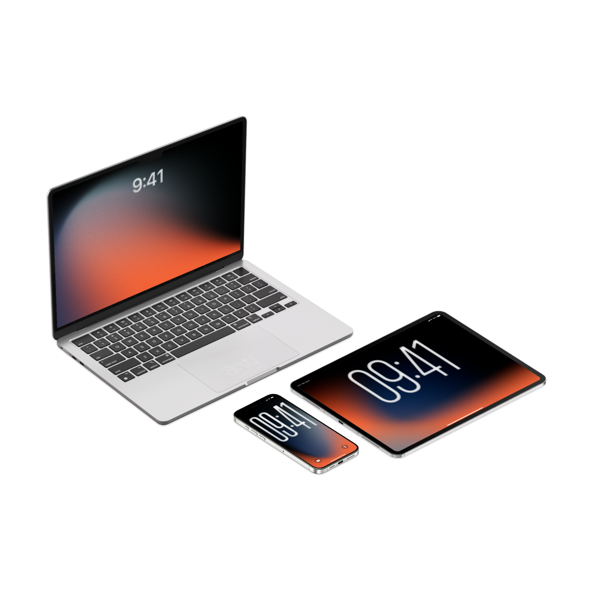 Ember Dusk | Dark Wallpaper Set for iPhone iPad and Mac (T-042)