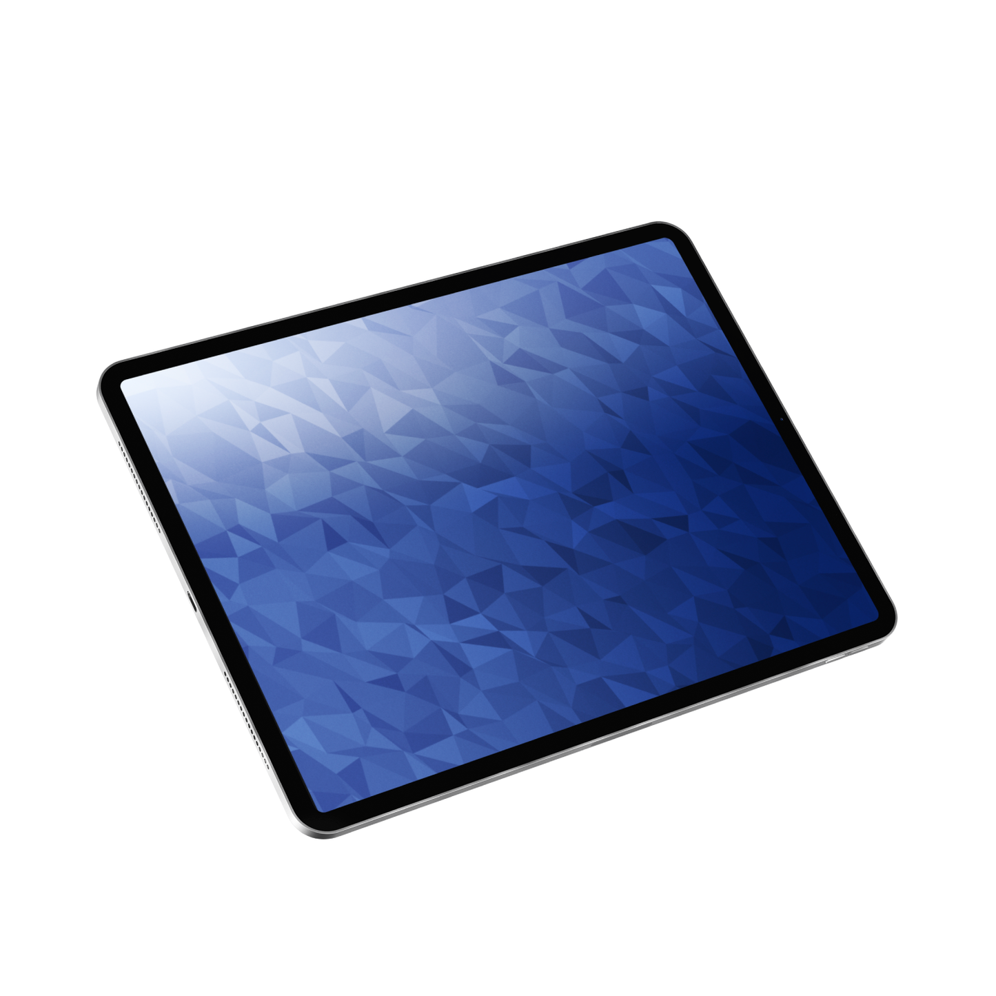 Sapphire Shatter | Blue Wallpaper Set for iPhone iPad Mac and XDR Display (T-044)