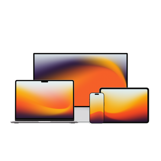 Desert Sun | Premium Wallpaper Set for iPhone iPad and Mac (T-047)