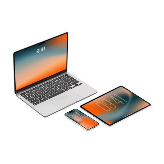 Desert Thermal | Premium Wallpaper Set for iPhone iPad and Mac (T-049)
