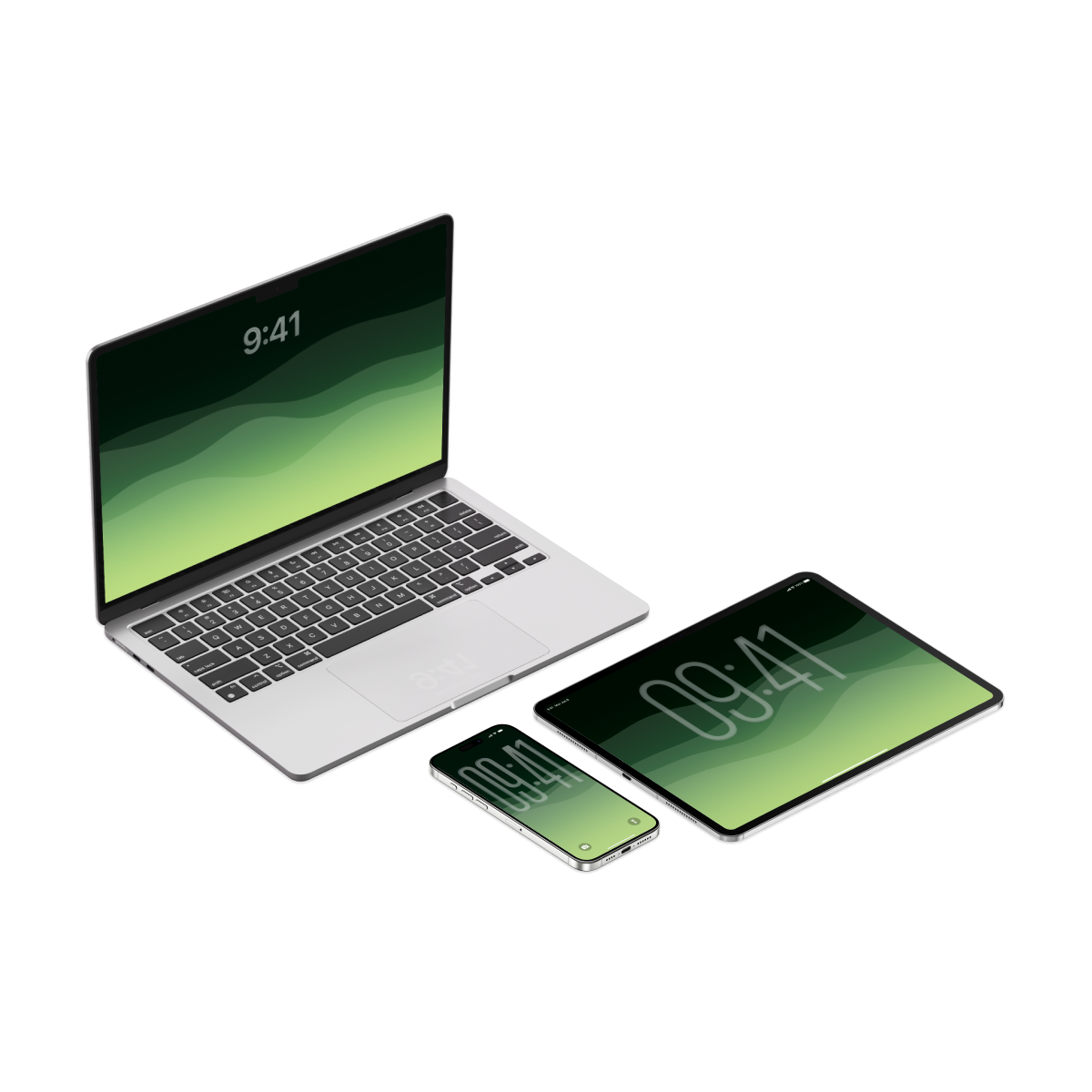 Deep Lime | Premium Wallpaper Set for iPhone iPad and Mac (T-052)