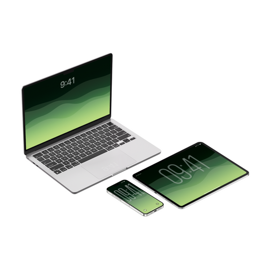 Deep Lime | Premium Wallpaper Set for iPhone iPad and Mac (T-052)