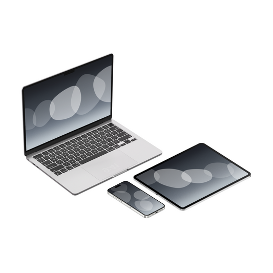 Frosted Blob | Premium Wallpaper Set for iPhone iPad and Mac (T-053)