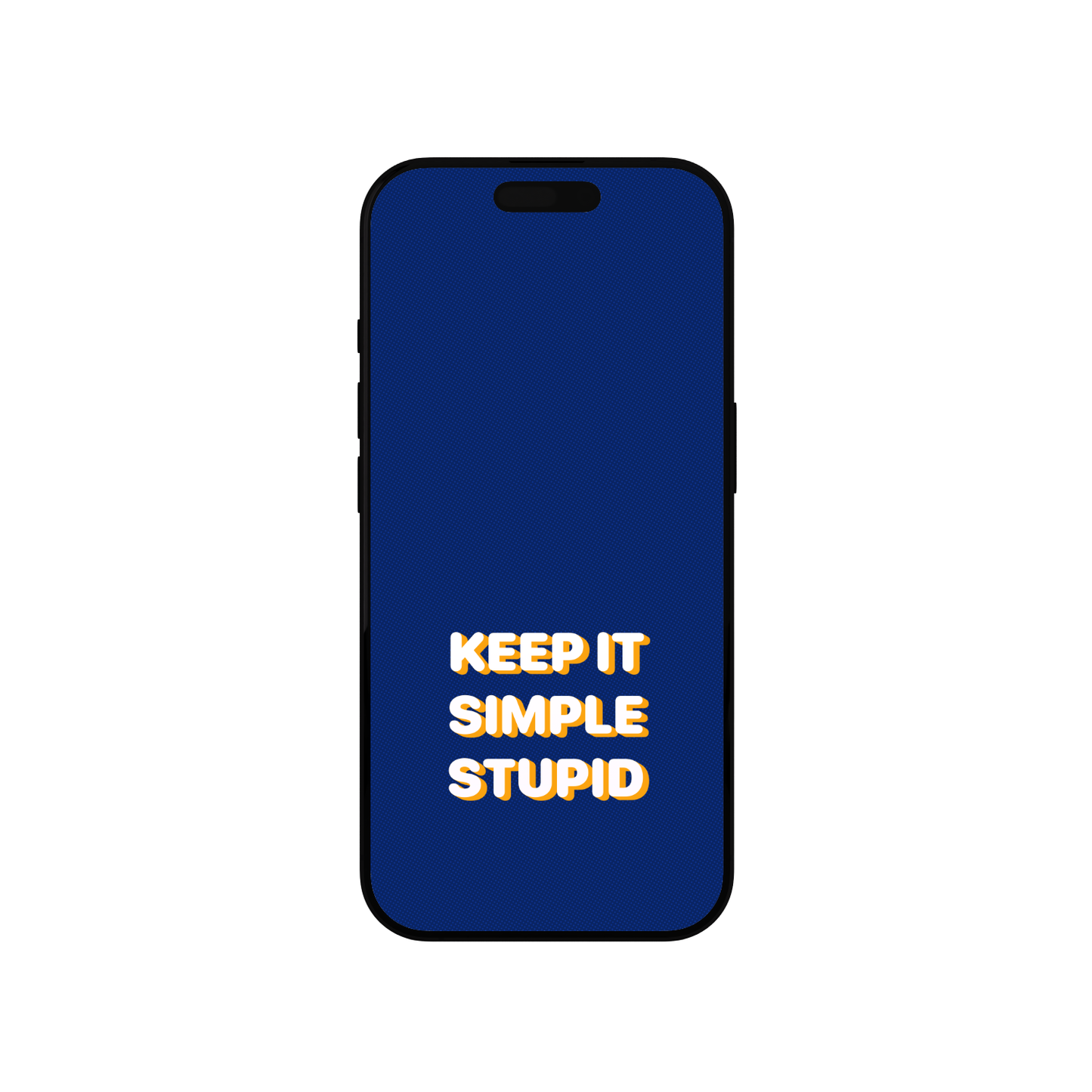 Blue Typo | Premium Wallpaper Set for iPhone iPad and Mac (T-054)