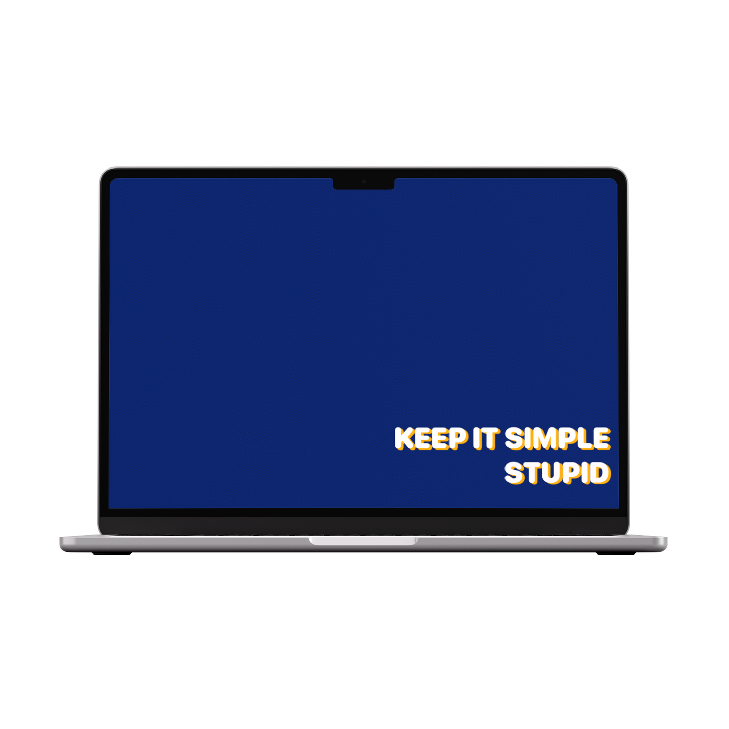 Blue Typo | Premium Wallpaper Set for iPhone iPad and Mac (T-054)