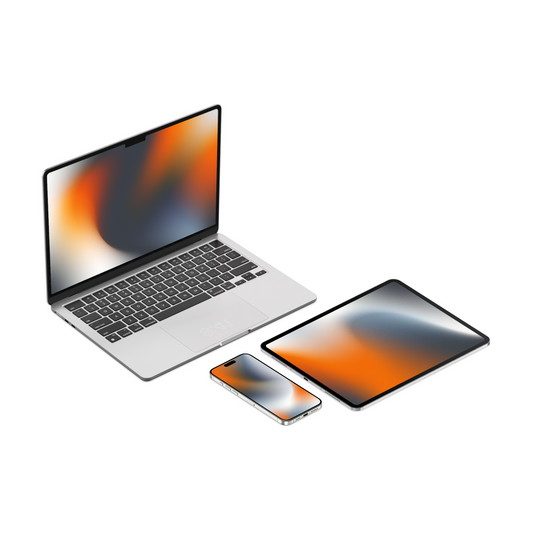 Ember Curve | Premium Wallpaper Set for iPhone iPad and Mac (T-056)