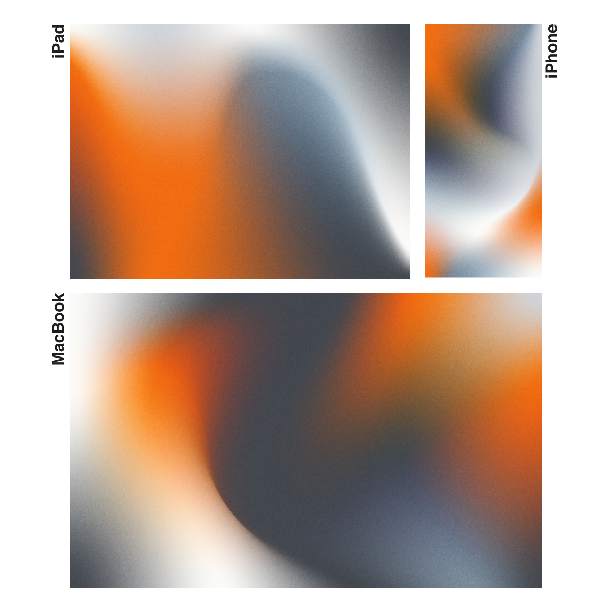 Ember Curve | Premium Wallpaper Set for iPhone iPad and Mac (T-056)