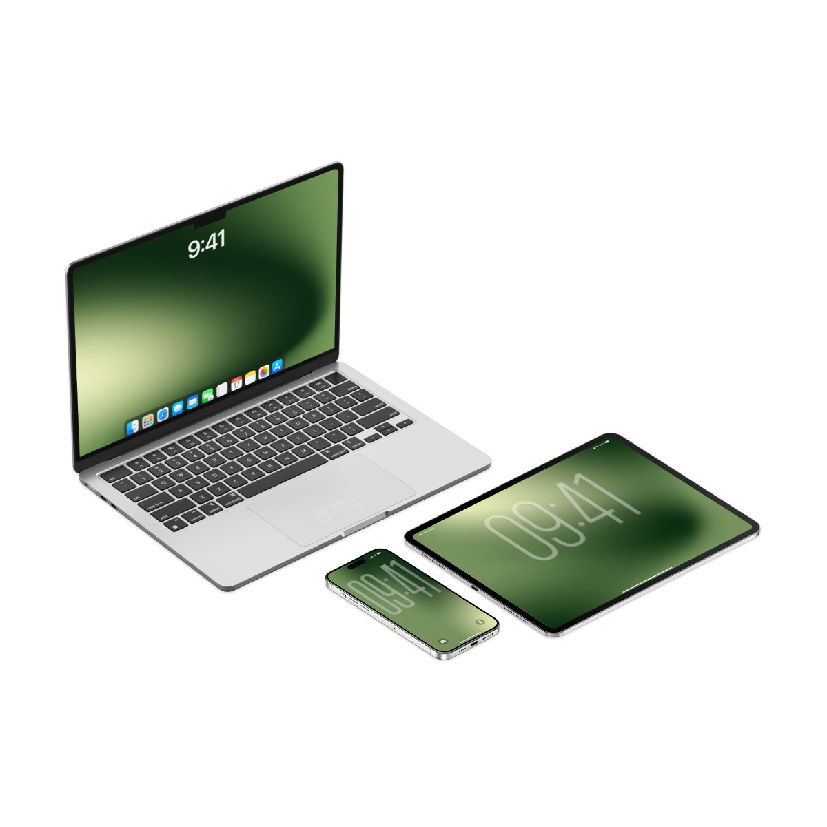 Olive Forest | Premium Wallpaper Set for iPhone iPad and Mac (T-057)