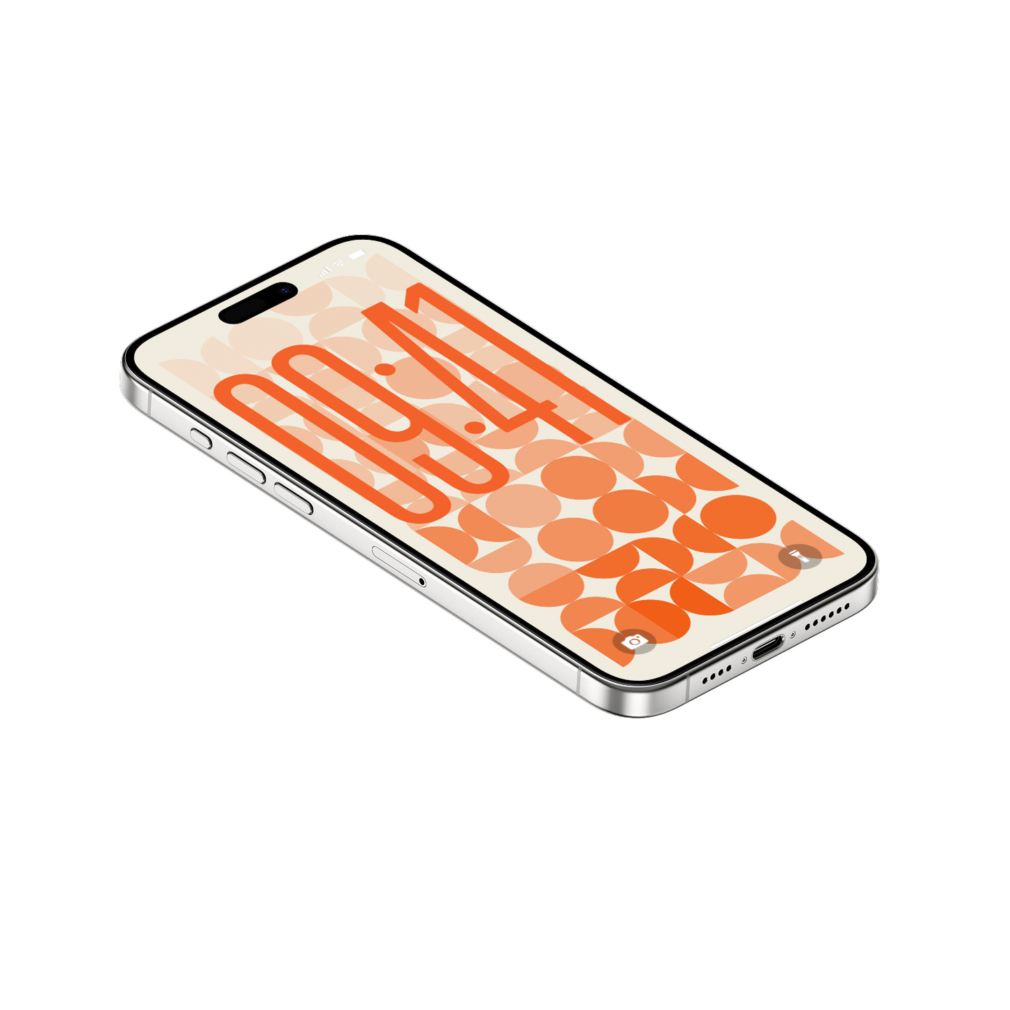 Orange Pottery | Premium Wallpaper Set for iPhone iPad and Mac (T-058)
