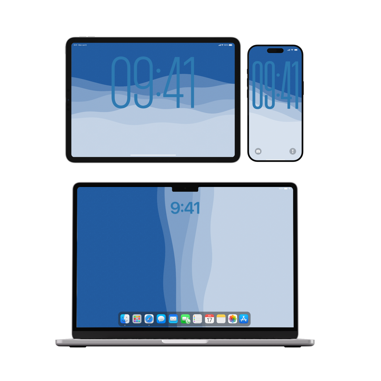 Coastal Tides | Premium Wallpaper Set for iPhone iPad and Mac (T-059)