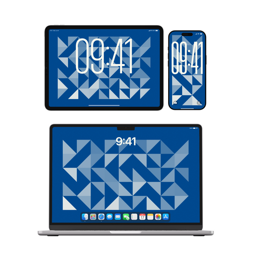 Bluey Tile | Premium Wallpaper Set for iPhone iPad and Mac (T-061)