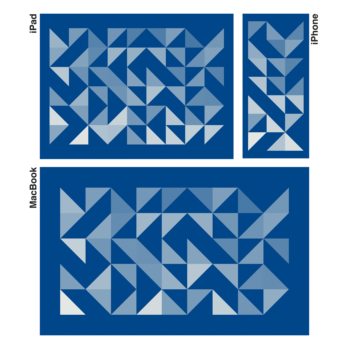Bluey Tile | Premium Wallpaper Set for iPhone iPad and Mac (T-061)