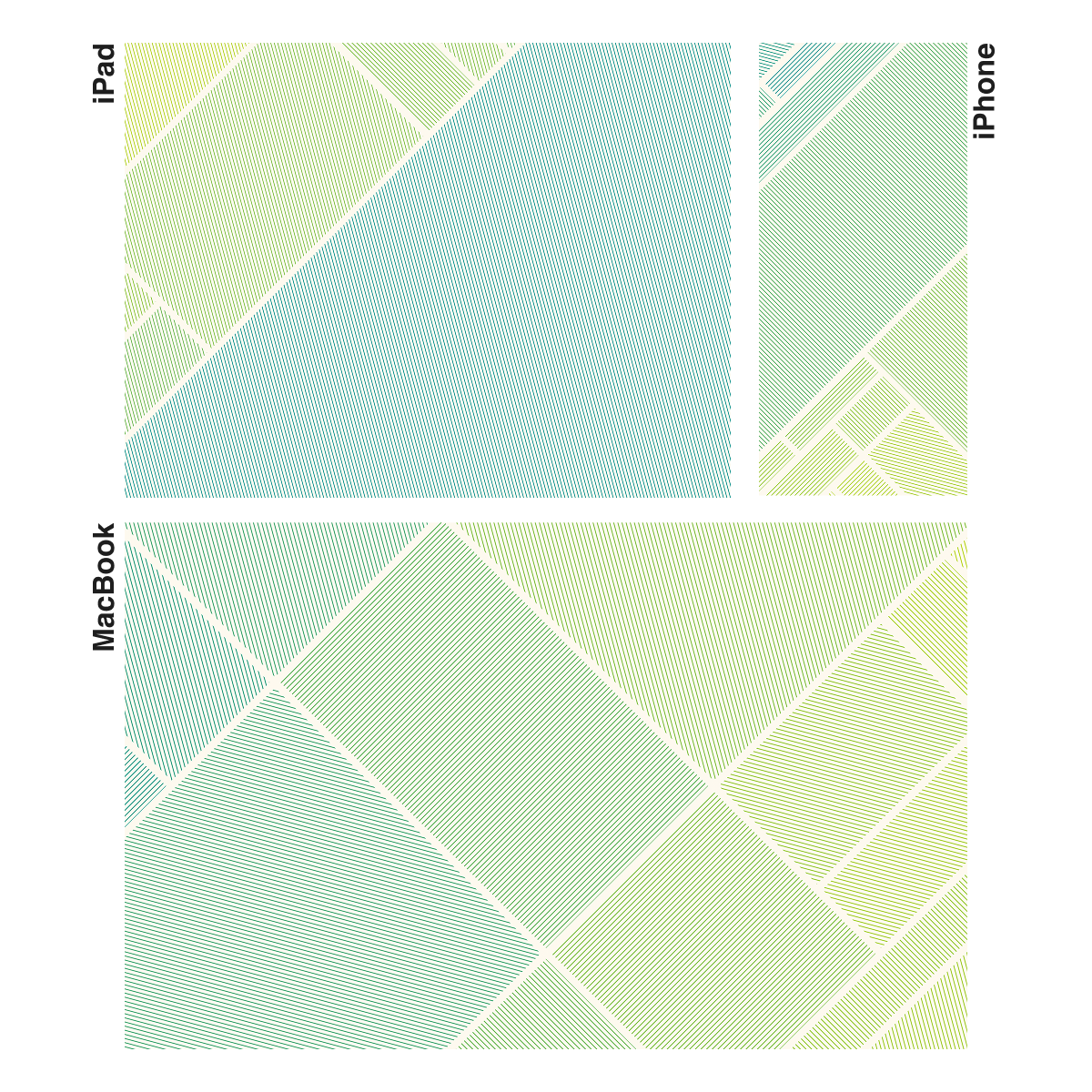 Linen Grid | Premium Wallpaper Set for iPhone iPad and Mac (T-062)