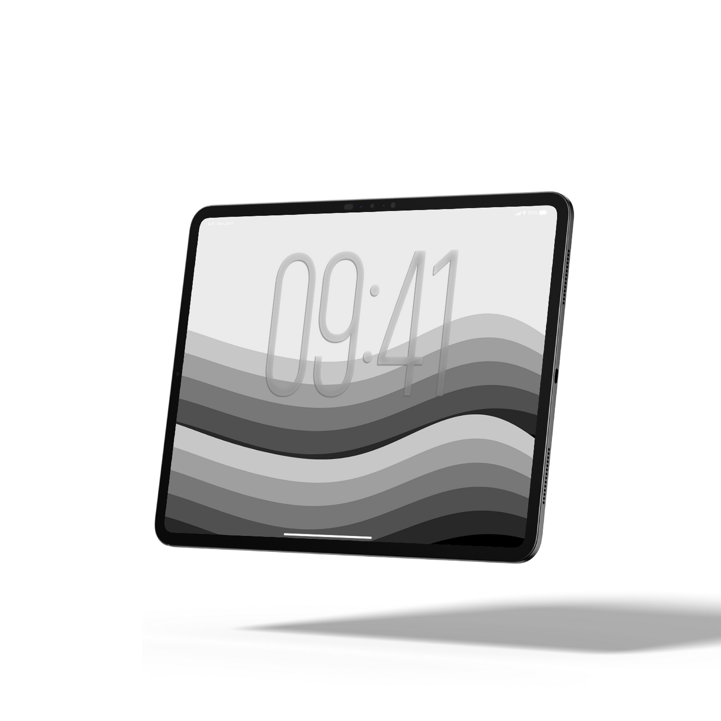 Grey Tide | Premium Wallpaper Set for iPhone iPad and Mac (T-065)