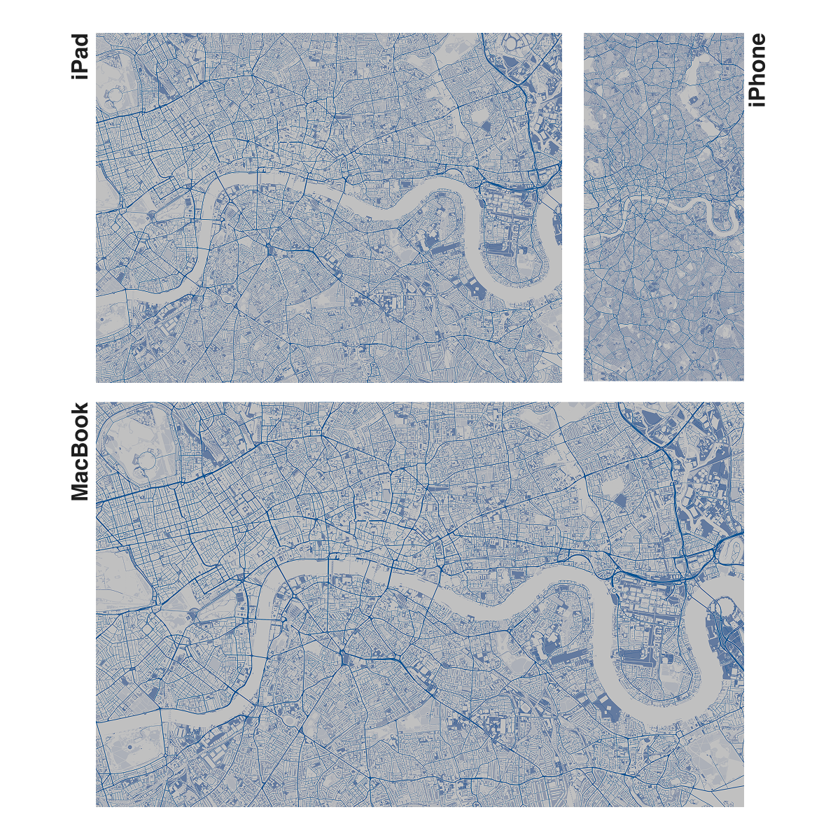 London | Premium Wallpaper Set for iPhone iPad and Mac (T-068)