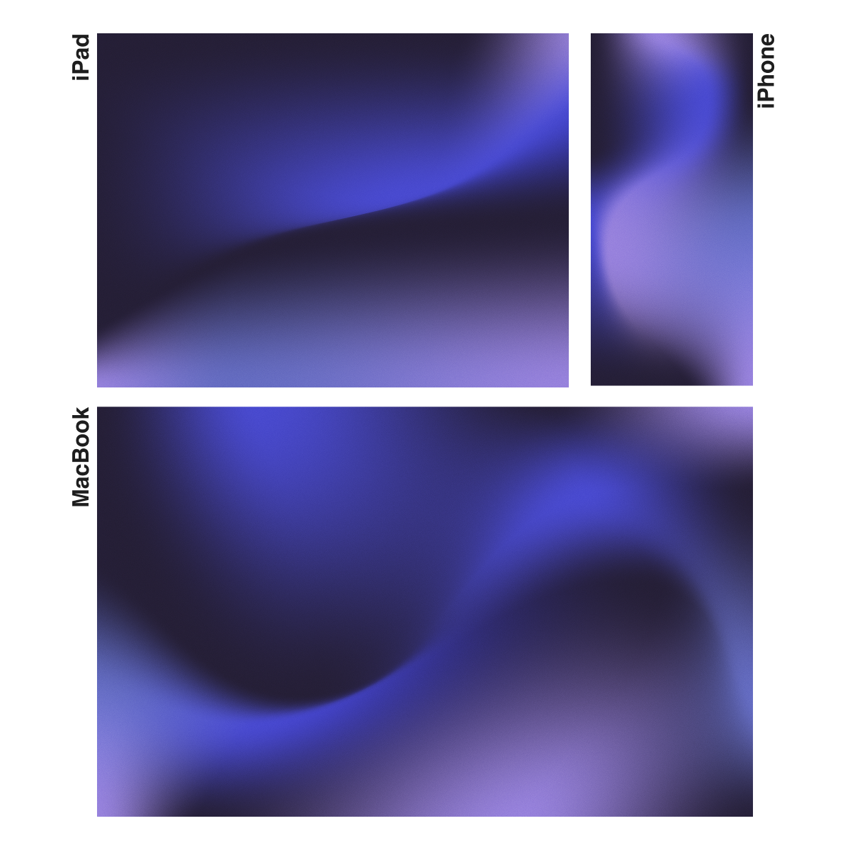 Violet Drift | Premium Wallpaper Set for iPhone iPad and Mac (T-069)
