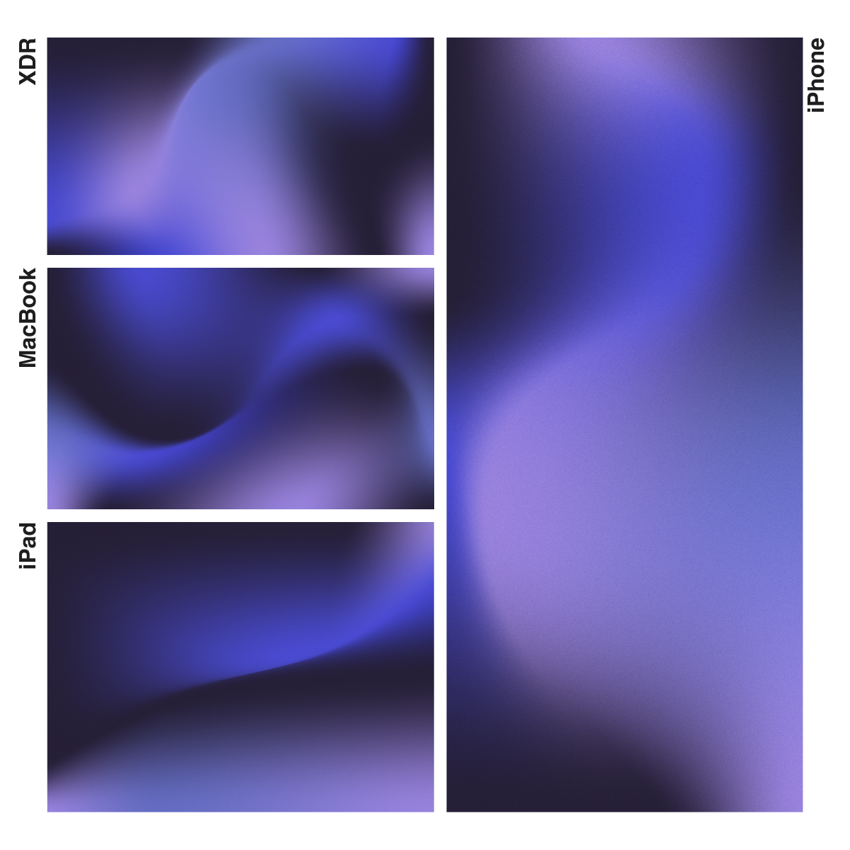 Violet Drift | Premium Wallpaper Set for iPhone iPad and Mac (T-069)