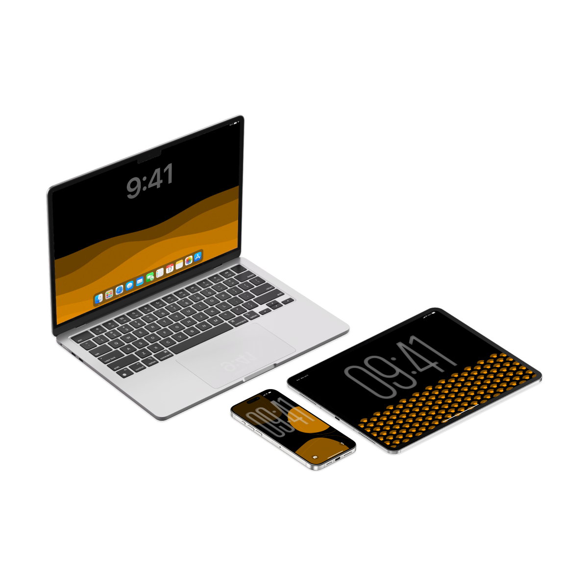 Amber Dune | Premium Wallpaper Set for iPhone iPad and Mac (T-076)