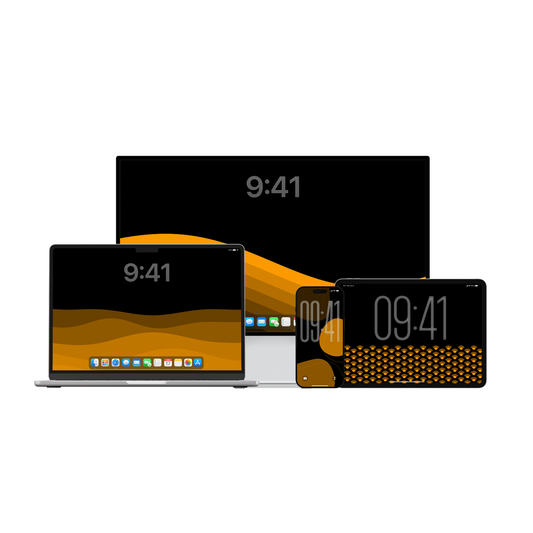 Amber Dune | Premium Wallpaper Set for iPhone iPad and Mac (T-076)