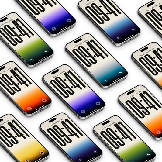 Cream Rise | Abstract iPhone Wallpaper Set of 6 (W-053)