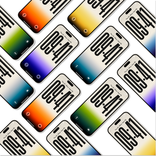 Cream Rise | Abstract iPhone Wallpaper Set of 6 (W-053)