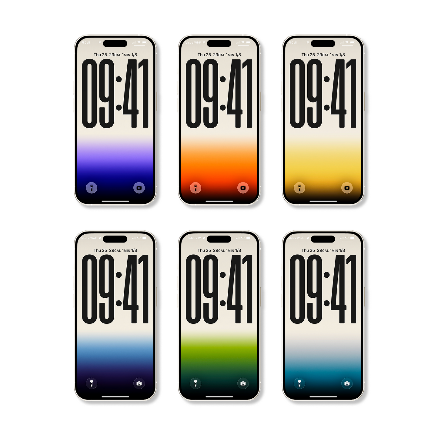 Cream Rise | Abstract iPhone Wallpaper Set of 6 (W-053)