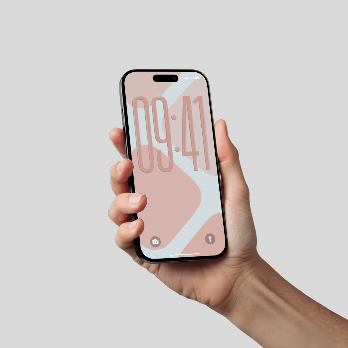 Pastel Line Art | Minimalist iPhone Wallpaper Set of 6 (W-054)