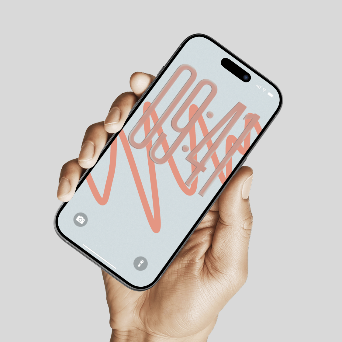 Pastel Line Art | Minimalist iPhone Wallpaper Set of 6 (W-054)