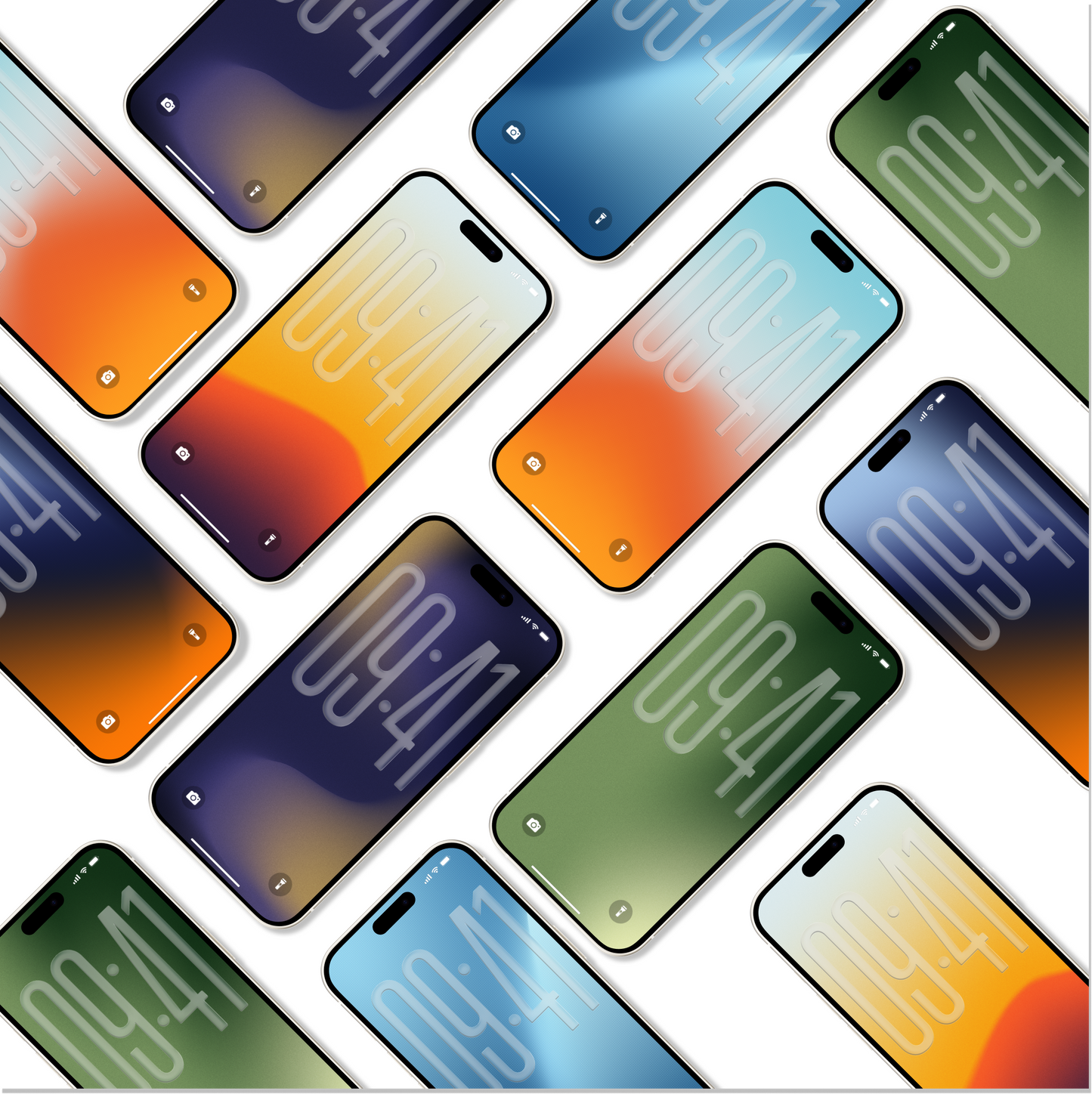 Palette Shift | Abstract iPhone Wallpaper Set of 6 (W-059)