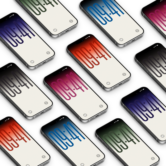Colour Drop | Abstract iPhone Wallpaper Set of 6 (W-061)